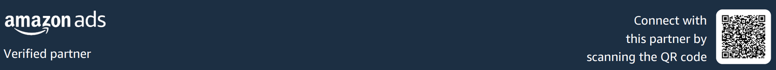 Amazon Ads Verified Partner - scan to connect